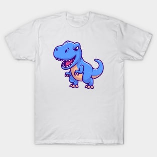 Cute Blue Tyrannosaurus T-Shirt